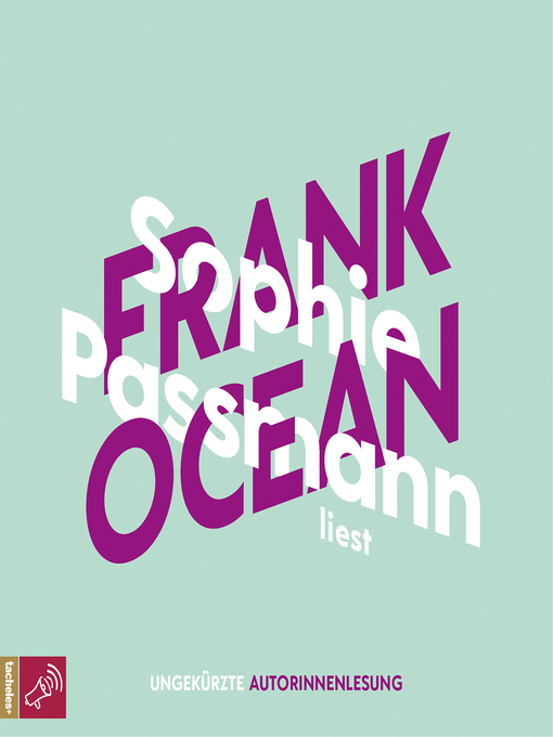 Title details for Sophie Passmann über Frank Ocean Frank Ocean--KiWi Musikbibliothek, Band 4 by Sophie Passmann - Wait list